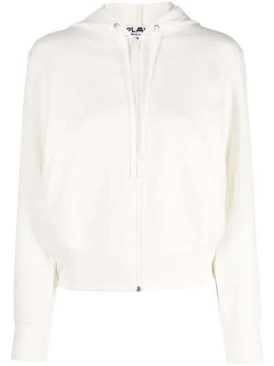 Comme Des Garçons Play X The Artist Invader Pixelated-appliqué Hoodie In White