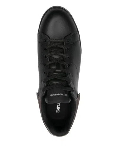Emporio Armani Sneakers In Black