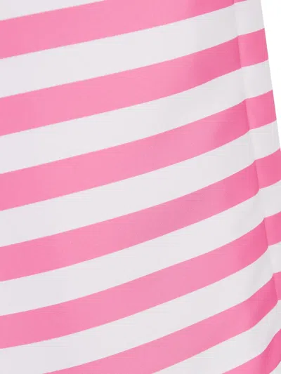 Mama Luma Striped Belted Trousers In Multi