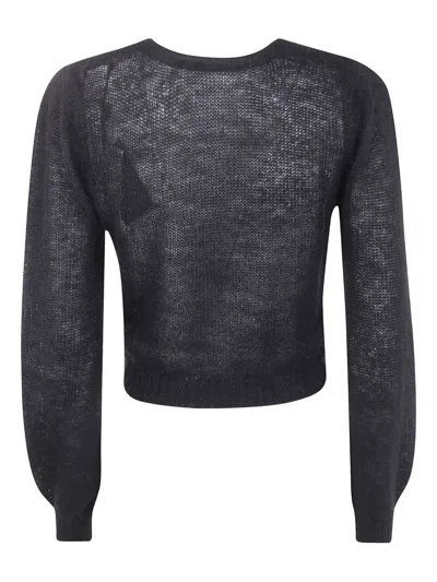 Twinset Twin-set Long Sleeve Sweater In Gray