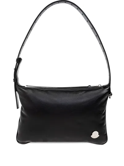 Moncler Small Vetta Leather Logo-plaque Shoulder Bag