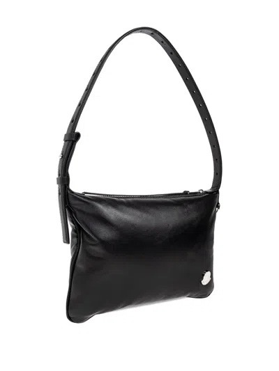 Moncler Small Vetta Leather Logo-plaque Shoulder Bag