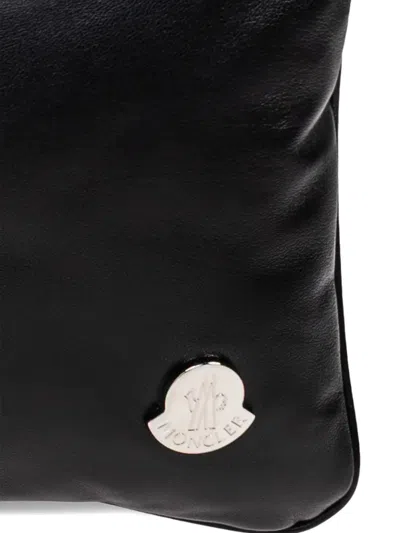 Moncler Small Vetta Leather Logo-plaque Shoulder Bag