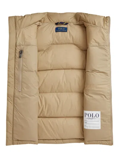Polo Ralph Lauren Quilted Sleeveless Vest In Neutral