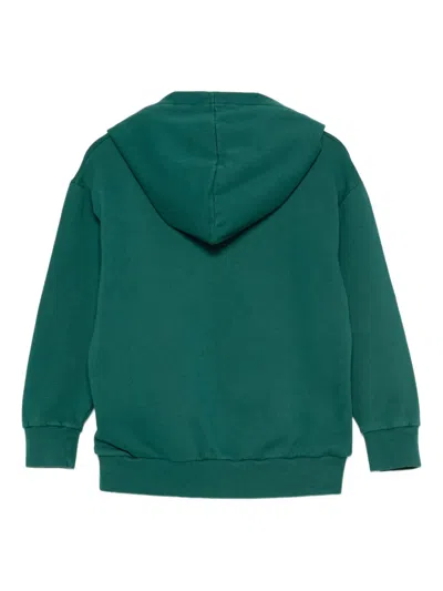 Etro Paisley-motif Hooded Sweatshirt In Green
