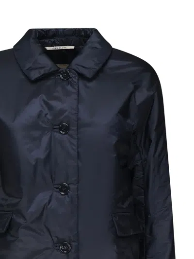 Max Mara Button-fastening Flap-pocket Jacket In Black