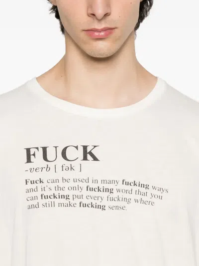 R13 Neutral T Shirts In White
