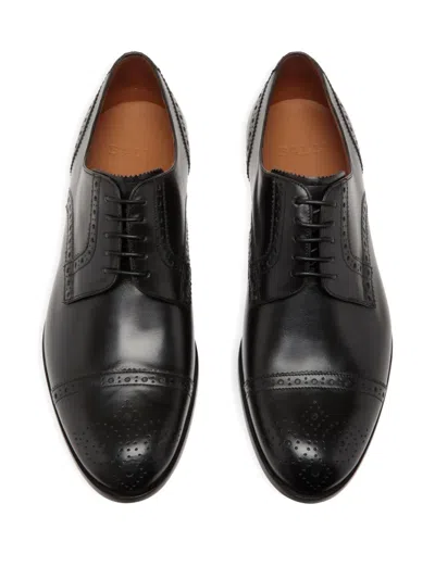 Bally Leather Brogue Derby Shoes