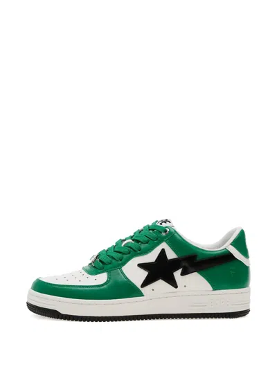 A Bathing Ape Bapesta #3 M1 Star-lightning Bolt Sneakers In Green
