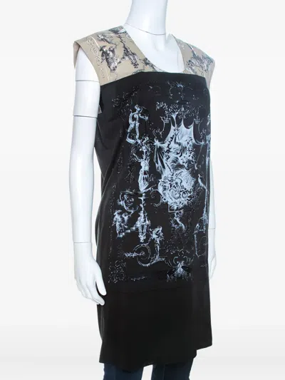 Pre-owned Balenciaga Baroque-print Sleeveless Top