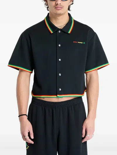 Converse X Daily Paper Shirt In Black