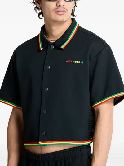 Converse X Daily Paper Shirt In Black