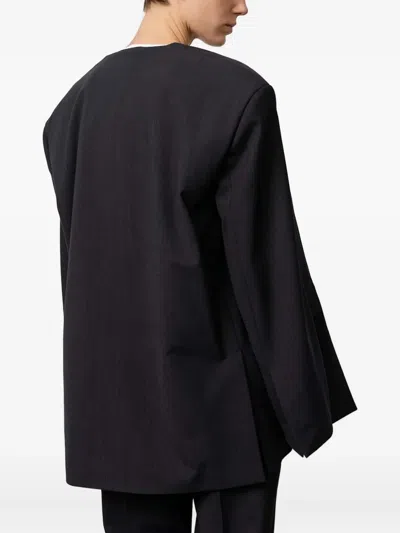 Herskind Indiana Tie-front Blazer In Black