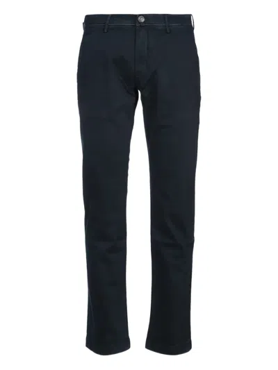 Jacob Cohen Trouser With Belt Loops And Pockets In Blue
