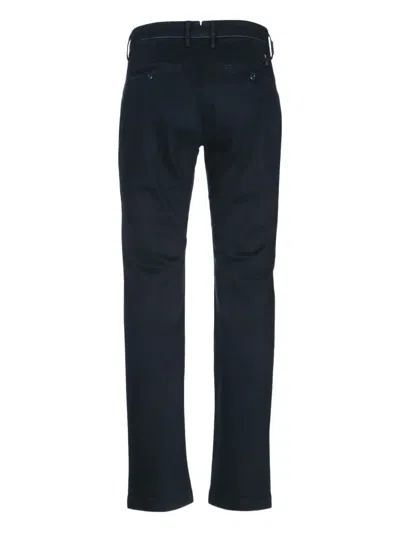 Jacob Cohen Trouser With Belt Loops And Pockets In Blue