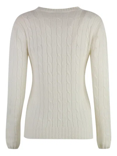 The (alphabet) Cable-knit Sweater