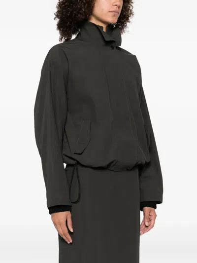 St Agni High-neck Bomber Jacket