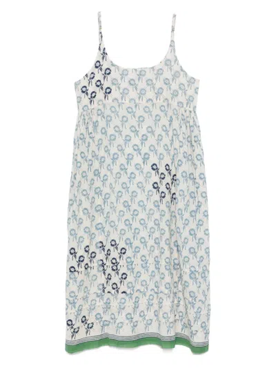 Injiri Floral-print Midi Dress In Multi