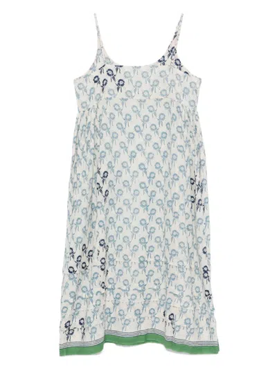 Injiri Floral-print Midi Dress In Multi