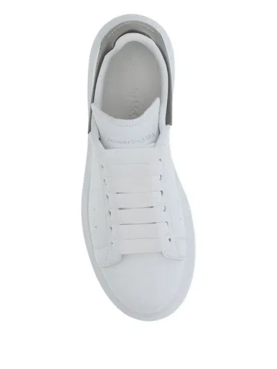 Alexander Mcqueen Platform Leather Sneakers Press-studded Logo