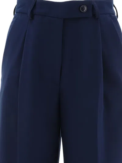 Fit F.it Tailored Trousers With Pressed Crease In Blue