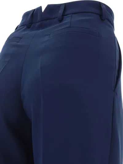 Fit F.it Tailored Trousers With Pressed Crease In Blue