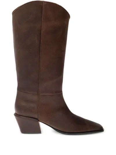 Paris Texas 50mm Bettina Leather Pointed-toe Boots