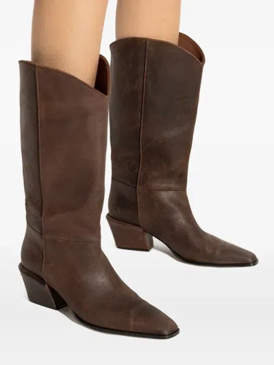 Paris Texas 50mm Bettina Leather Pointed-toe Boots