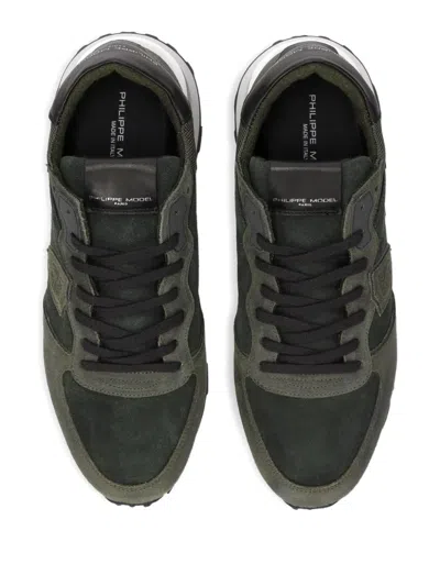 Philippe Model Tropez Haute Sneakers In Green