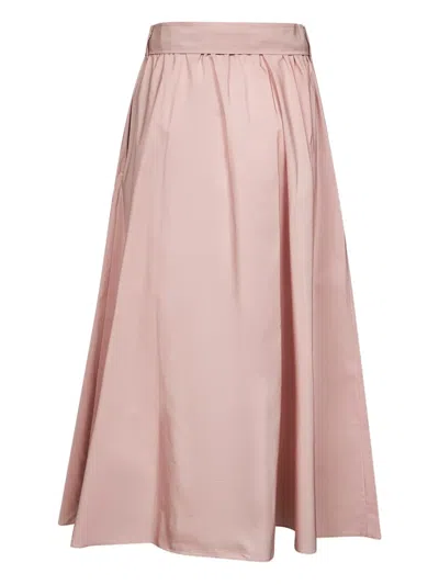 Weekend Max Mara Pleated Tie-waist Mid Skirt