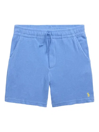 Polo Ralph Lauren Polo Pony-embroidered Shorts In Blue