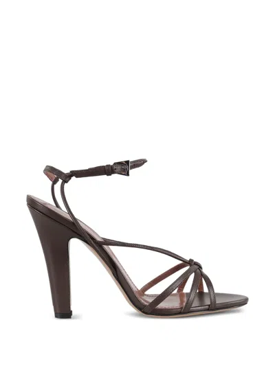 Paris Texas 100mm Bianca Ankle-strap Sandals