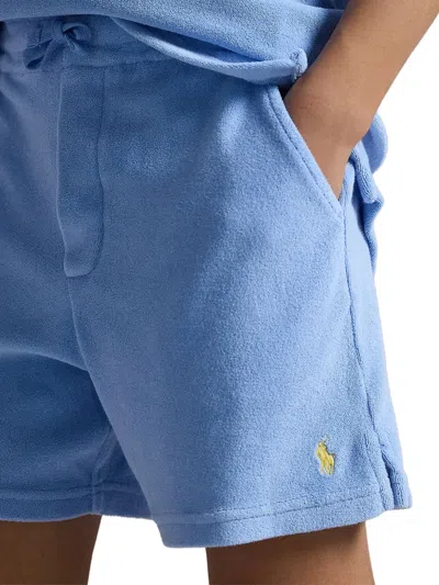 Polo Ralph Lauren Polo Pony-embroidered Shorts In Blue