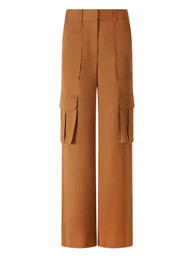 Veronica Beard Saul Cargo Pants Whisky In Brown