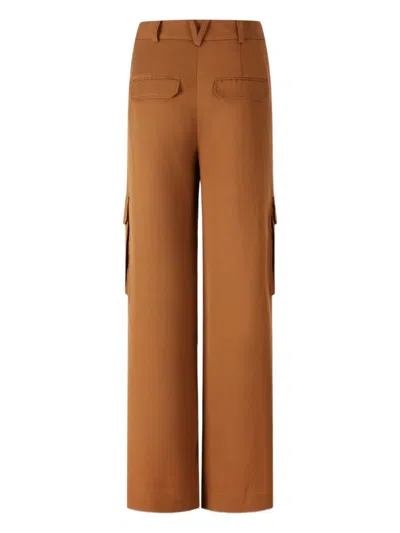 Veronica Beard Saul Cargo Pants Whisky In Brown