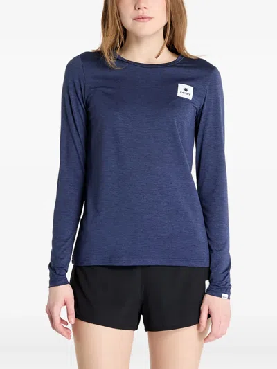Saysky Clean Pace Long-sleeve T-shirt In Blue