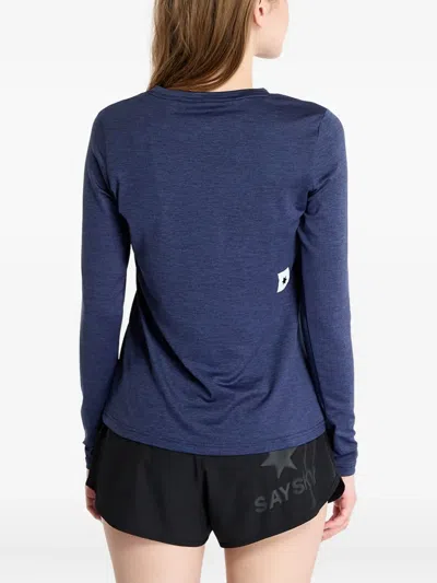 Saysky Clean Pace Long-sleeve T-shirt In Blue