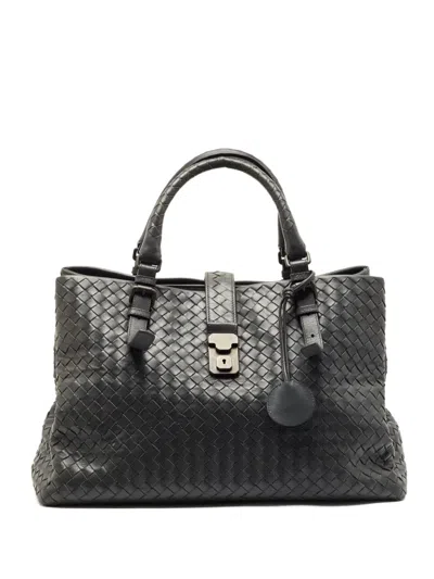 Pre-owned Bottega Veneta Woven Leather Tote Bag