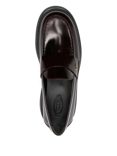 Tod's Leather Platform Loafers