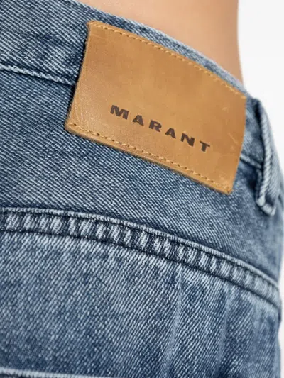 Isabel Marant High-waisted Straight Blue Jeans