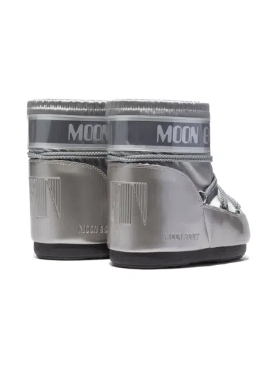 Moon Boot Icon Boots In Silver