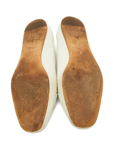 Pre-owned Bottega Veneta Intrecciato Leather Ballet Flats