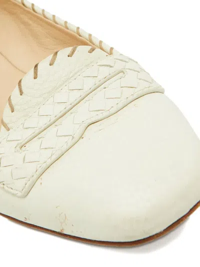 Pre-owned Bottega Veneta Intrecciato Leather Ballet Flats