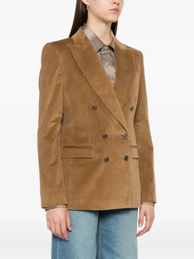Etro Corduroy Double-breasted Blazer