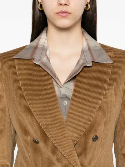 Etro Corduroy Double-breasted Blazer