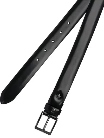 Fabi Leather Belt In Black