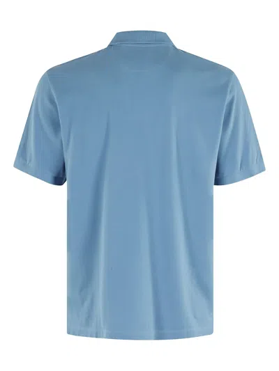 Mc2 Saint Barth Cotton Polo Shirt In Blue