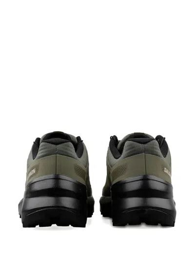 Salomon Peak Gore Tex Textured-panel Trail Sneakers In Green