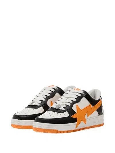 A Bathing Ape Bapesta Os #2 Star-lightning Bolt Sneakers In Multi