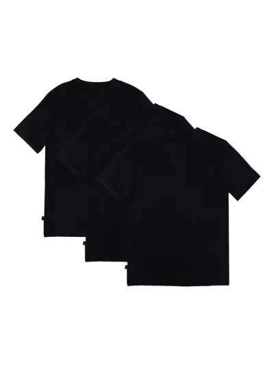 Hugo Boss Boss Men Pack Of Three T-shirts In Black